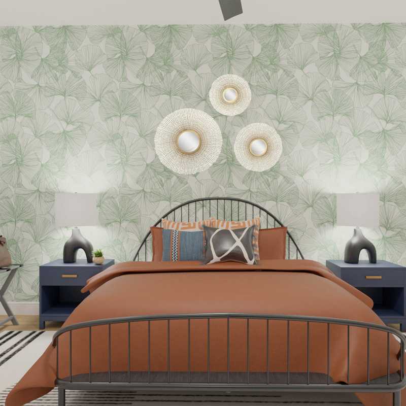 Eclectic, Global Bedroom Design by Havenly Interior Designer Jamie