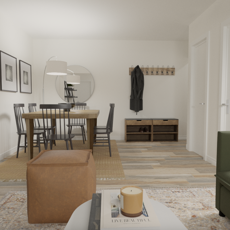 Modern, Transitional, Minimal Living Room Design by Havenly Interior Designer Vye