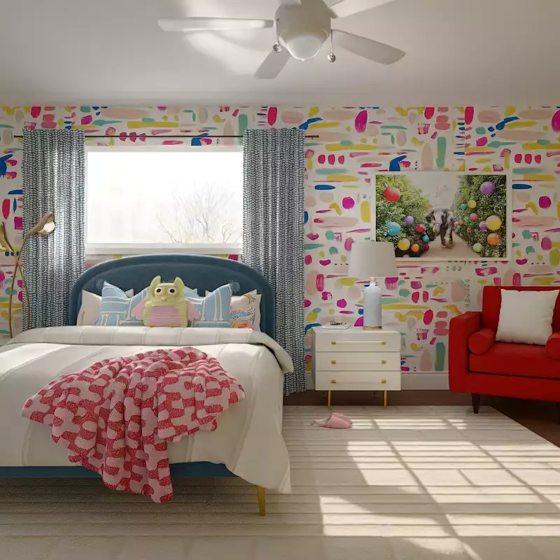 Contemporary, Modern, Classic, Coastal Bedroom Design by Havenly Interior Designer Kait