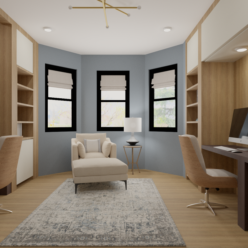 Reading Room Design by Havenly Interior Designer Cait