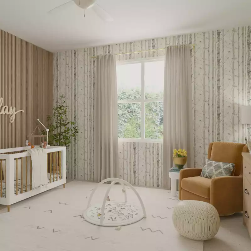 Classic Contemporary, Warm Transitional, New Classic Nursery Design by Havenly Interior Designer Sana