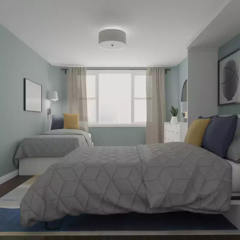 Modern, Classic Bedroom Design by Havenly Interior Designer Vye
