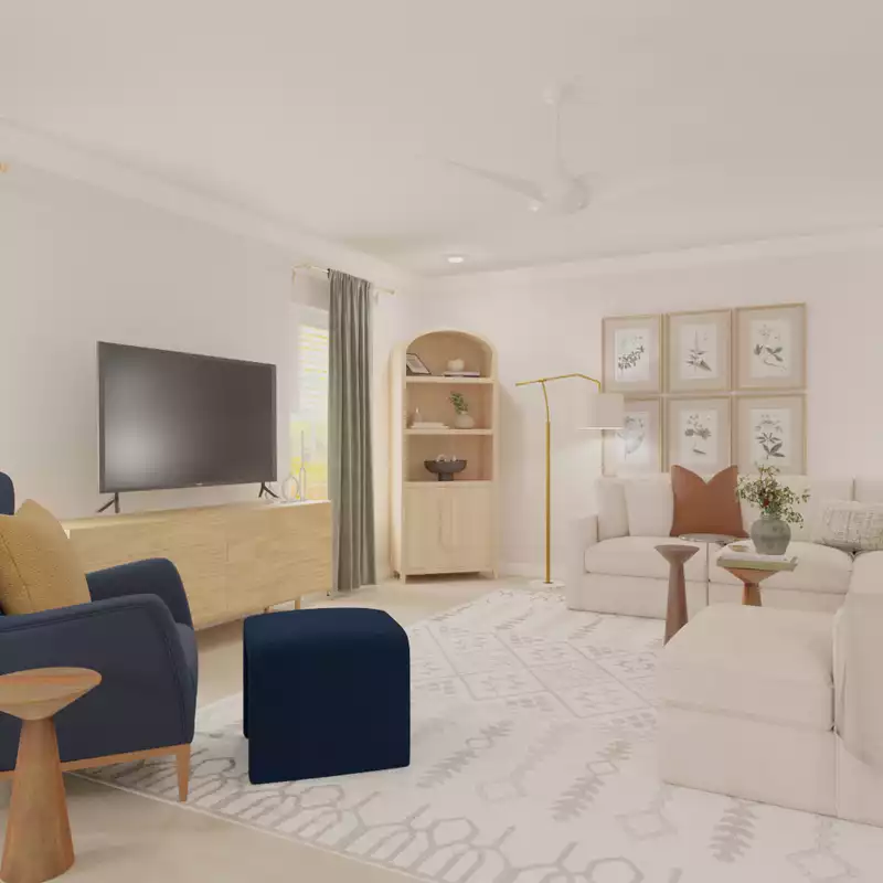 Classic, Traditional, Classic Contemporary Living Room Design by Havenly Interior Designer Sana