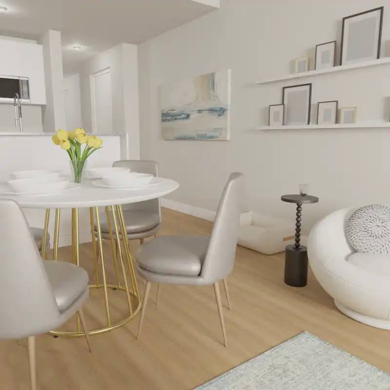 Modern, Bohemian, Scandinavian Living Room Design by Havenly Interior Designer James