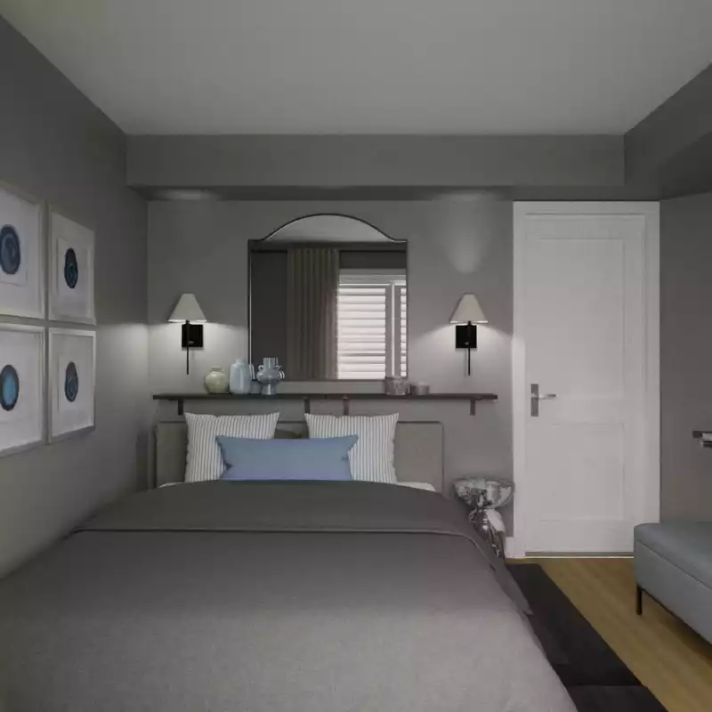 Contemporary, Coastal Bedroom Design by Havenly Interior Designer Grace