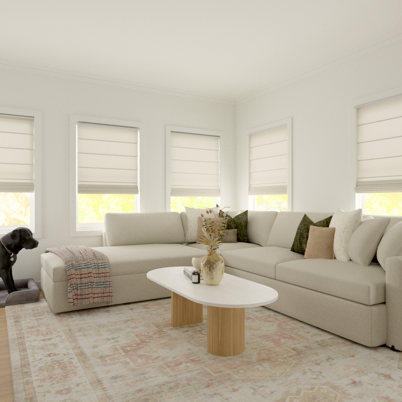 Eclectic, Bohemian, Midcentury Modern Bedroom Design by Havenly Interior Designer Ashley