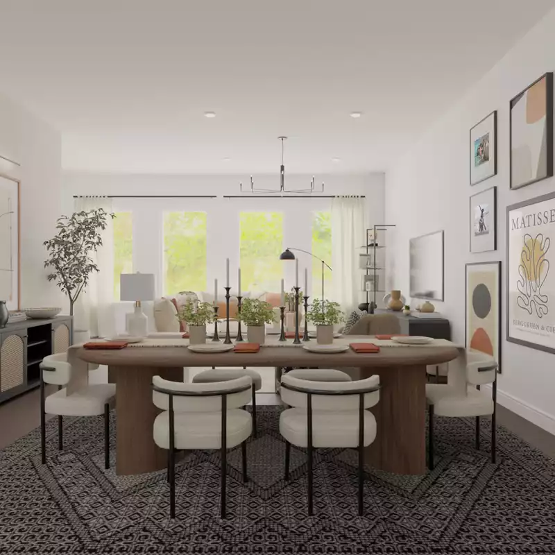 Modern Dining Room Design by Havenly Interior Designer Jamie