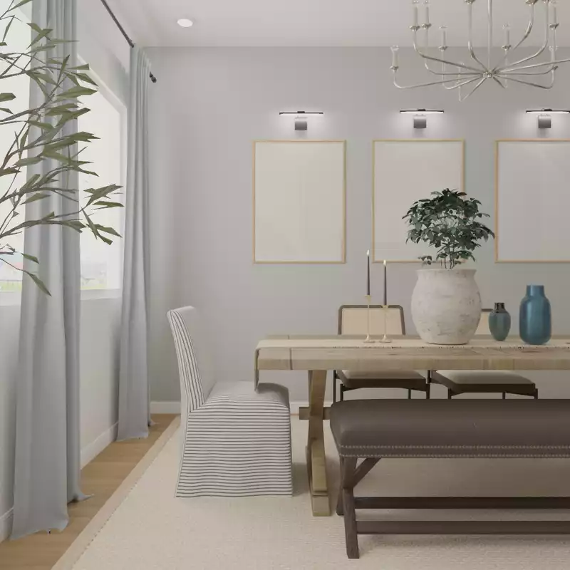 Coastal, Farmhouse, Transitional Kitchen Design by Havenly Interior Designer Sana