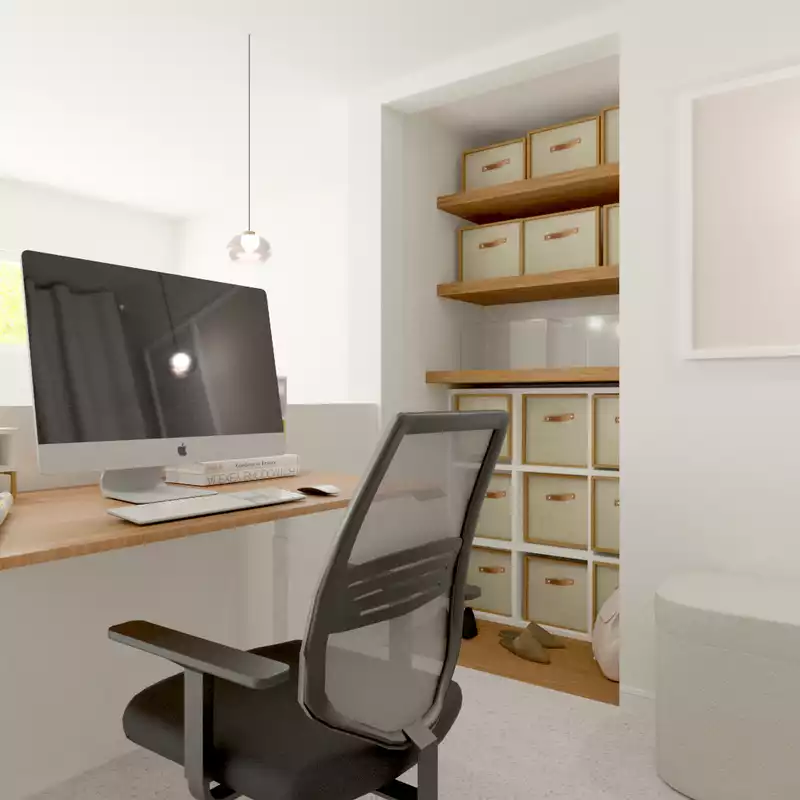 Contemporary Office Design by Havenly Interior Designer Ashley