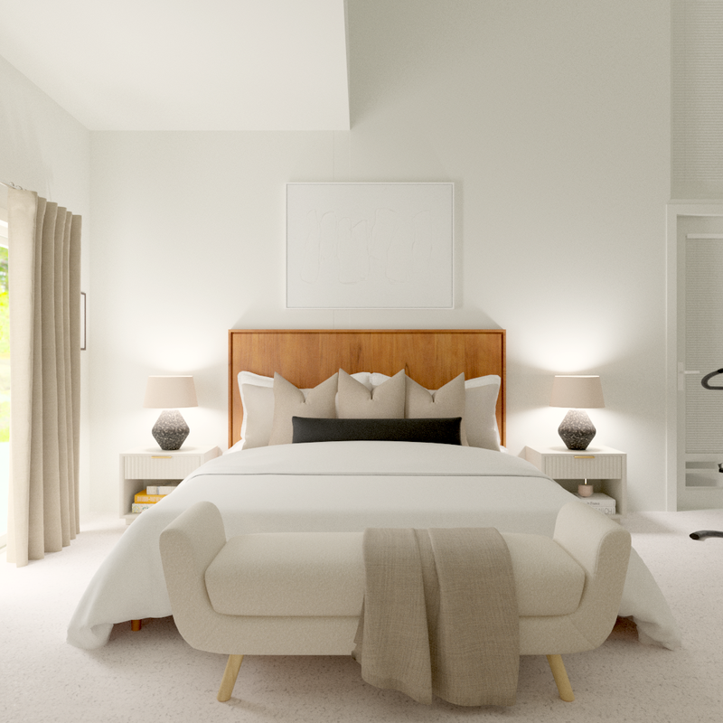 Contemporary Bedroom Design by Havenly Interior Designer Ashley