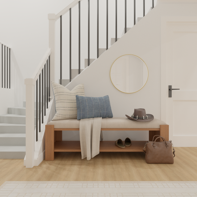 Transitional, Minimal Entryway Design by Havenly Interior Designer Kait