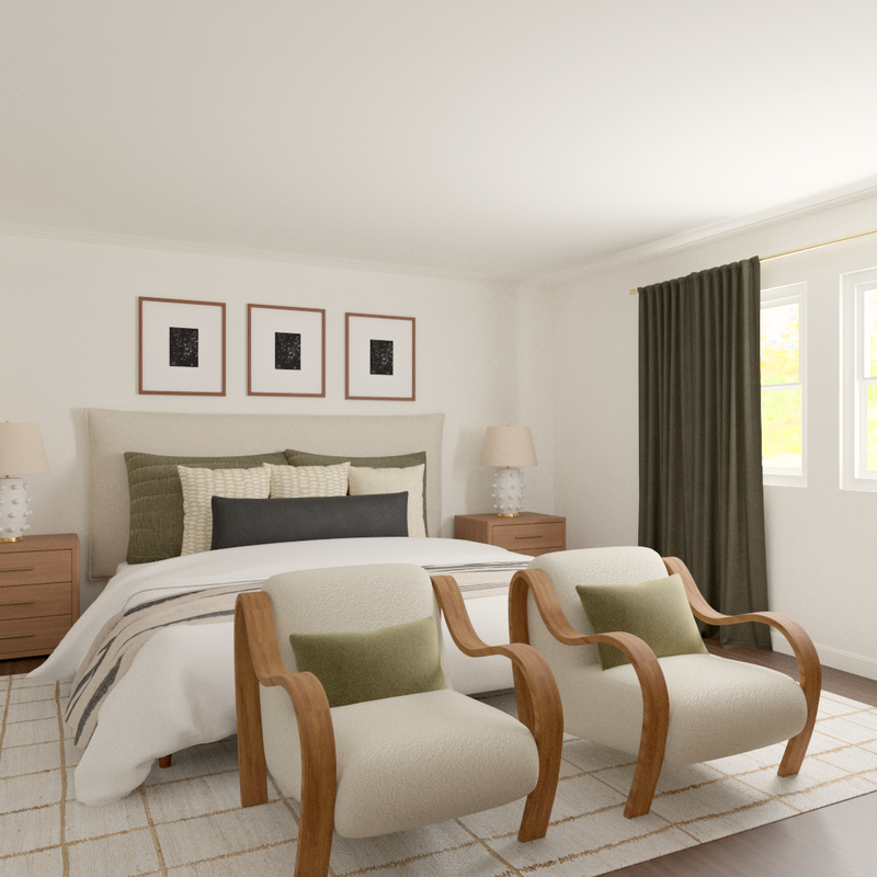 Transitional Bedroom Design by Havenly Interior Designer Ashley