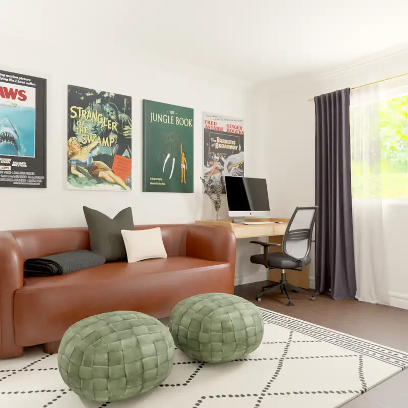 Transitional Office Design by Havenly Interior Designer Ashley