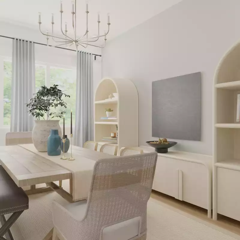 Coastal, Farmhouse, Transitional Kitchen Design by Havenly Interior Designer Sana
