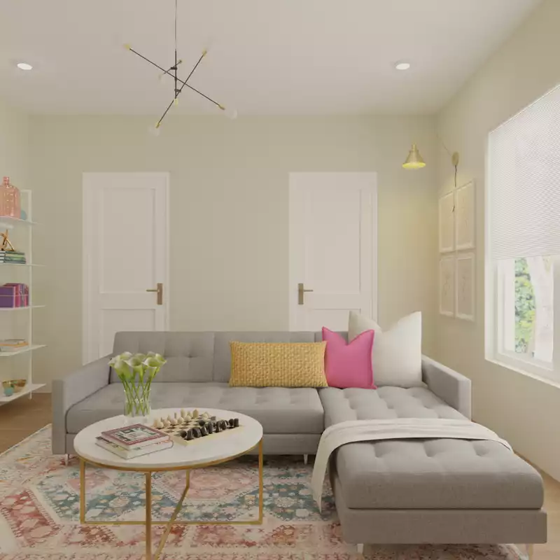 Transitional, Classic Contemporary, Traditional Charm, Artful Eclectic Dining Room Design by Havenly Interior Designer Sana