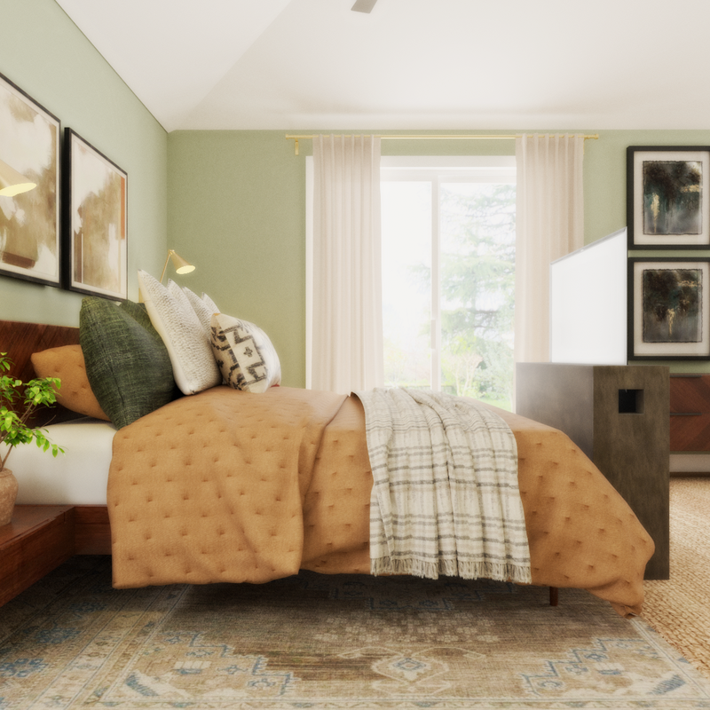 Transitional, Scandinavian Bedroom Design by Havenly Interior Designer Sana