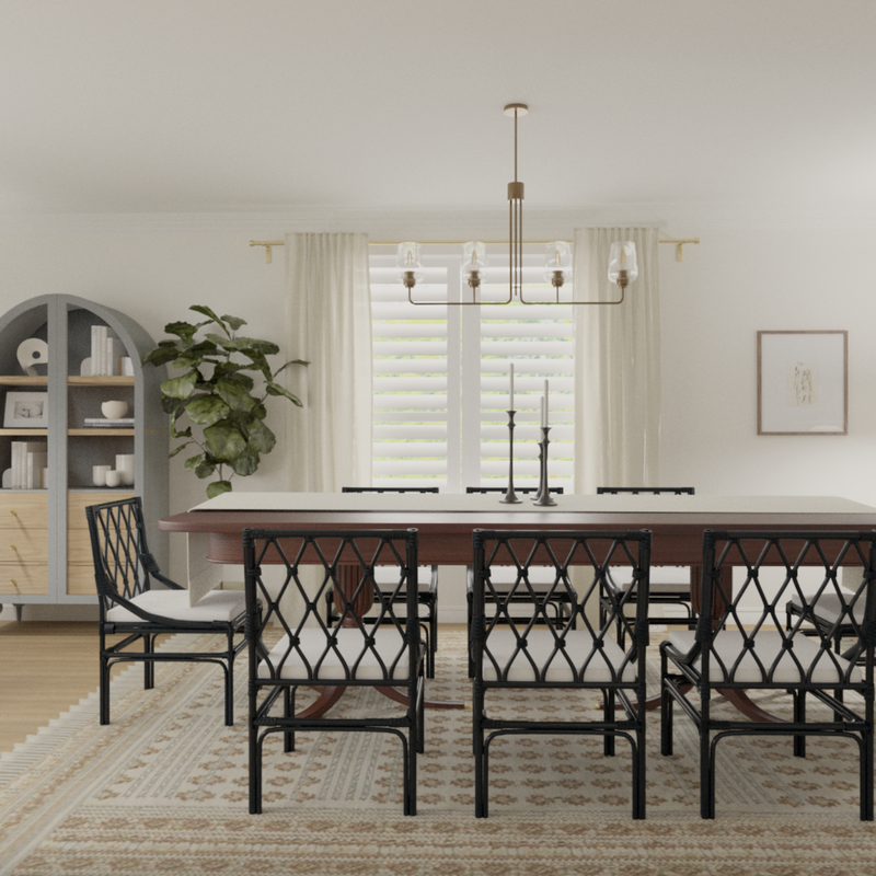 Contemporary, Classic, Traditional, Transitional, Vintage Dining Room Design by Havenly Interior Designer Vye