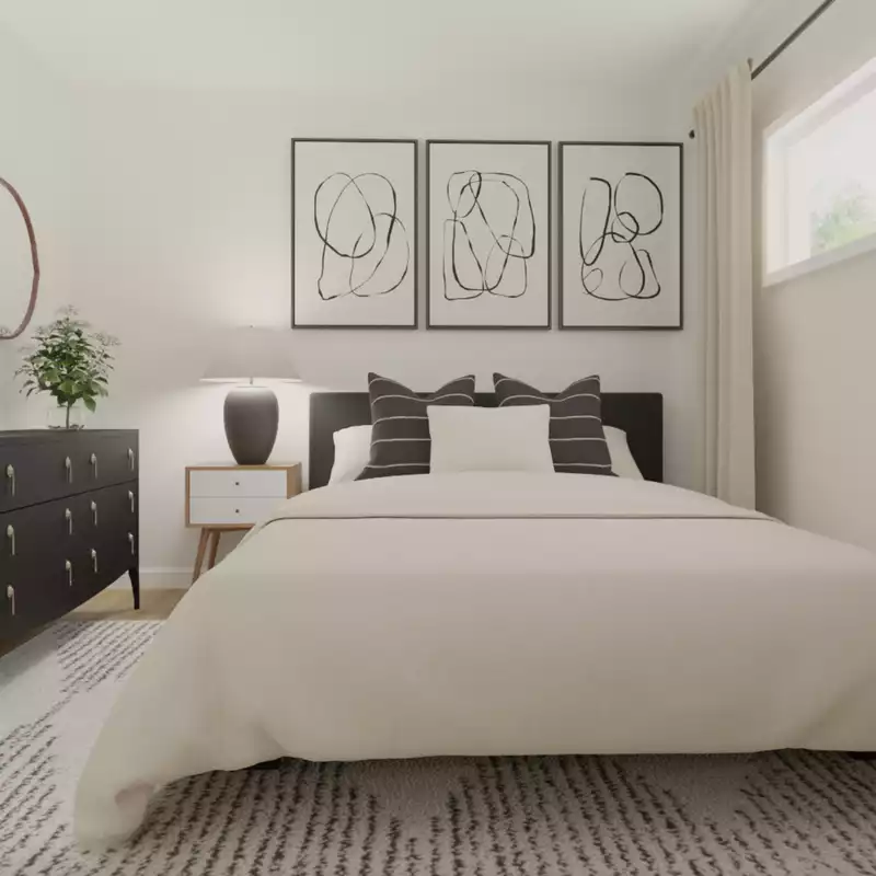 Modern, Coastal, Transitional Bedroom Design by Havenly Interior Designer Vye