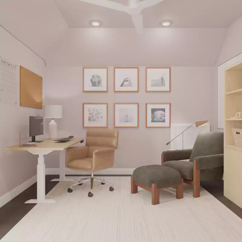 Modern, Minimal Office Design by Havenly Interior Designer Alix
