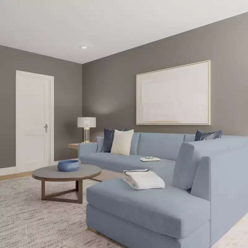 Modern, Coastal, Glam, California Cool Living Room Design by Havenly Interior Designer Toussaint
