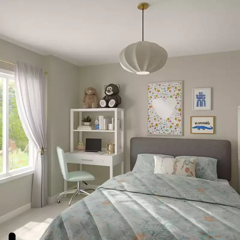 Modern, Scandinavian Bedroom Design by Havenly Interior Designer Florencia