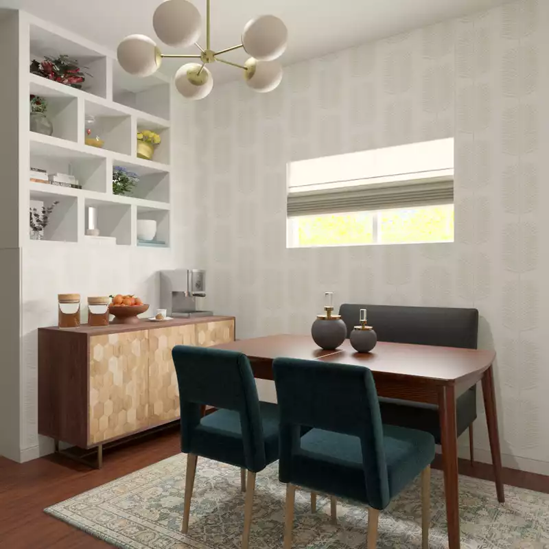 Midcentury Modern Dining Room Design by Havenly Interior Designer Ashley