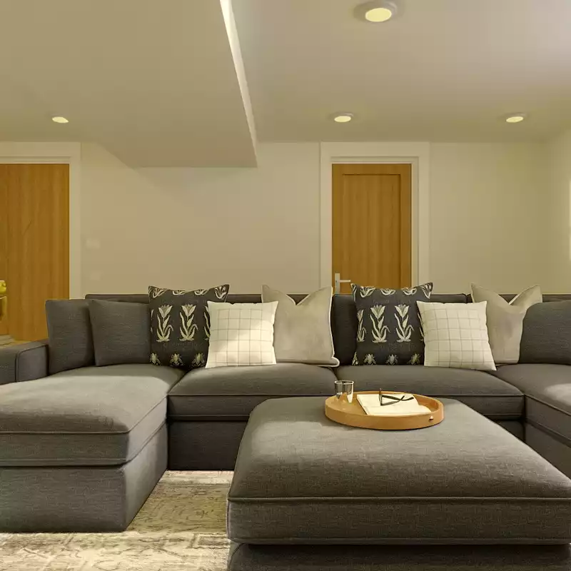 Modern, Transitional Playroom Design by Havenly Interior Designer Stephanie