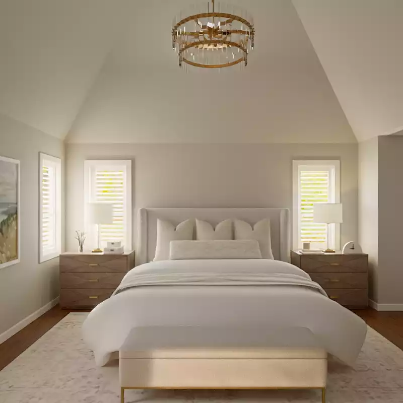 Contemporary Bedroom Design by Havenly Interior Designer Tracy