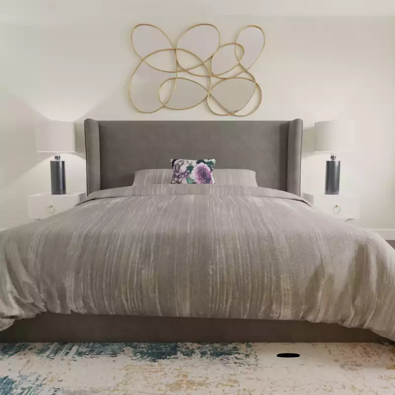 Modern, Classic, Glam Bedroom Design by Havenly Interior Designer James