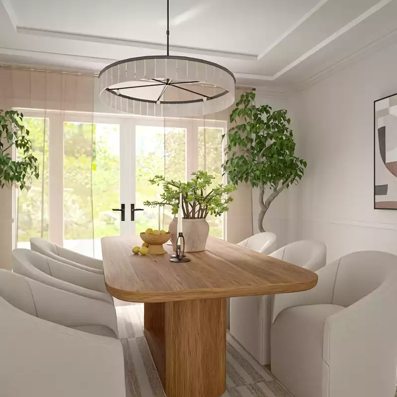 Modern, Farmhouse Dining Room Design by Havenly Interior Designer Florencia