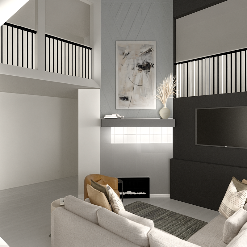 Modern, Minimal, Organic Modern Living Room Design by Havenly Interior Designer Laura