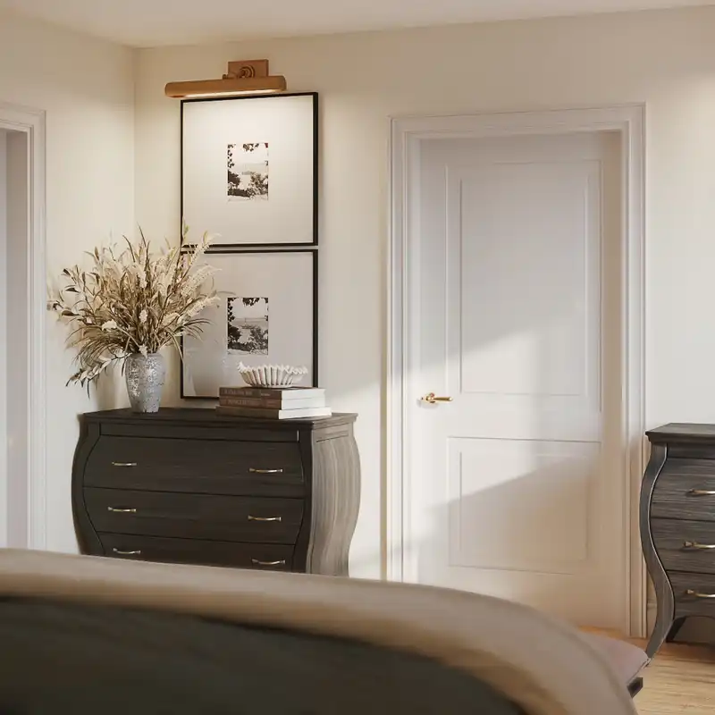 Southwest Inspired, Organic Modern Bedroom Design by Havenly Interior Designer Kelsey