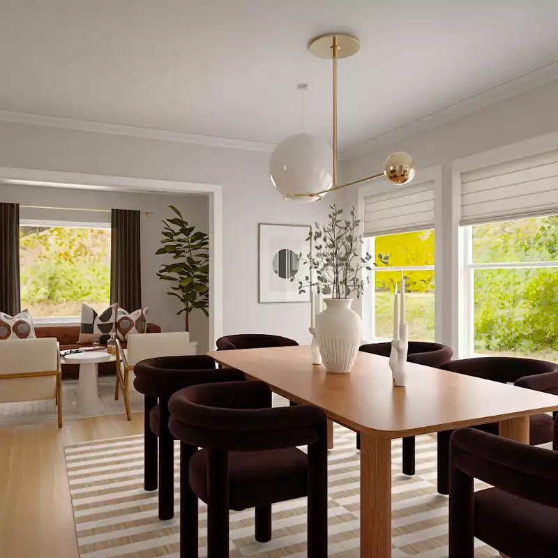Contemporary, Modern Dining Room Design by Havenly Interior Designer Florencia