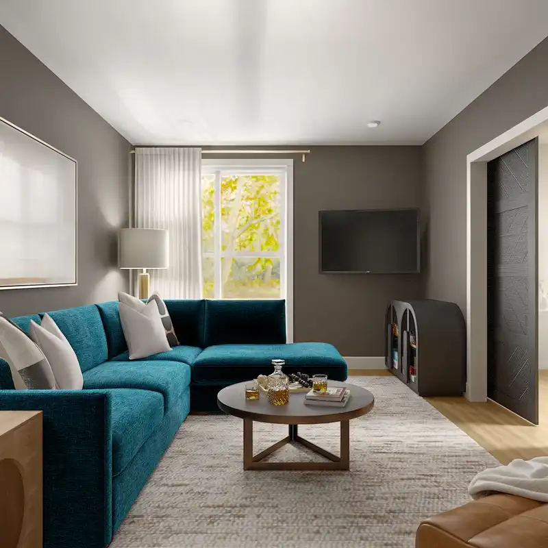 Modern, Coastal, Glam, California Cool Living Room Design by Havenly Interior Designer Toussaint