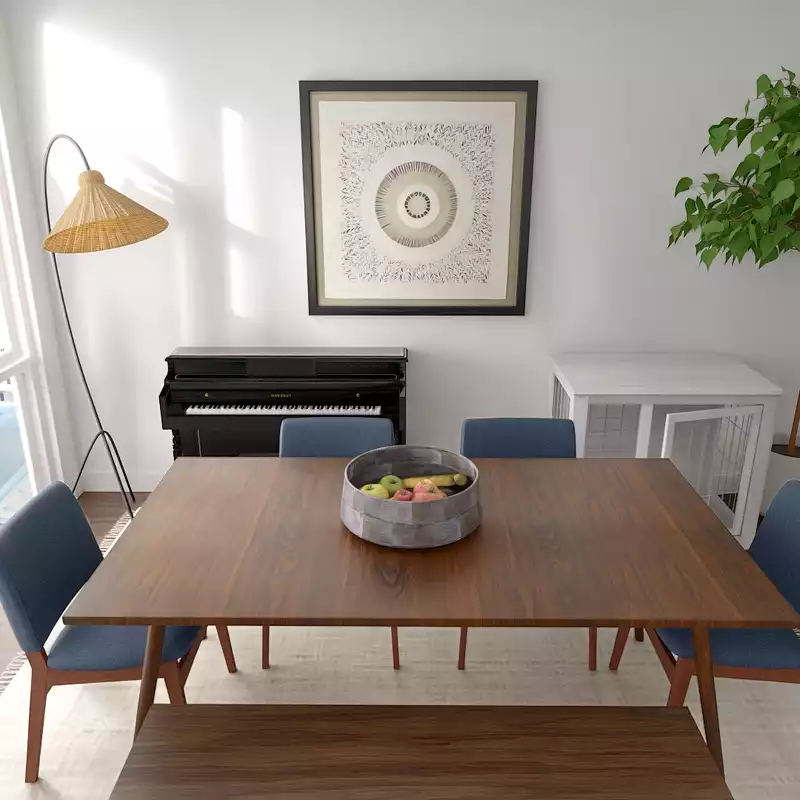 Classic, Transitional Dining Room Design by Havenly Interior Designer Catherine