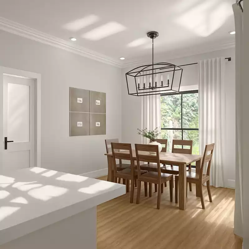 Transitional Dining Room Design by Havenly Interior Designer Morgan