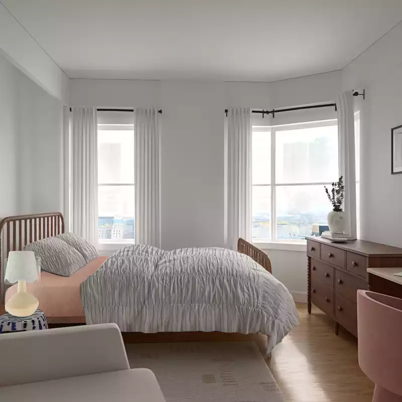 Eclectic, Organic Modern, California Cool Bedroom Design by Havenly Interior Designer Hazel