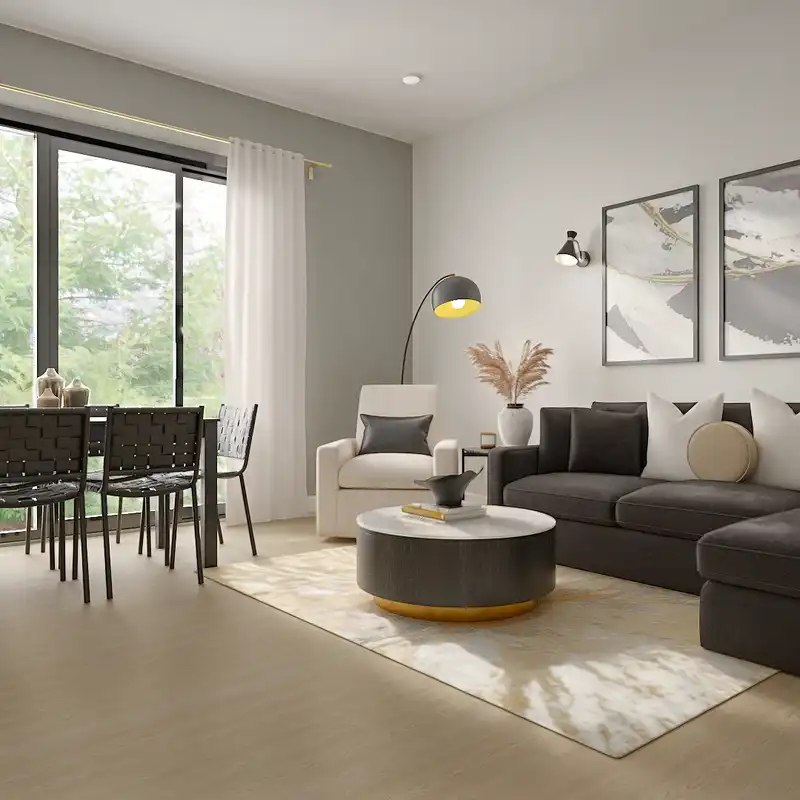 Contemporary, Modern, Minimal Living Room Design by Havenly Interior Designer Sana