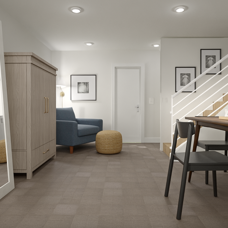 Modern, Coastal, Transitional Reading Room Design by Havenly Interior Designer Vye