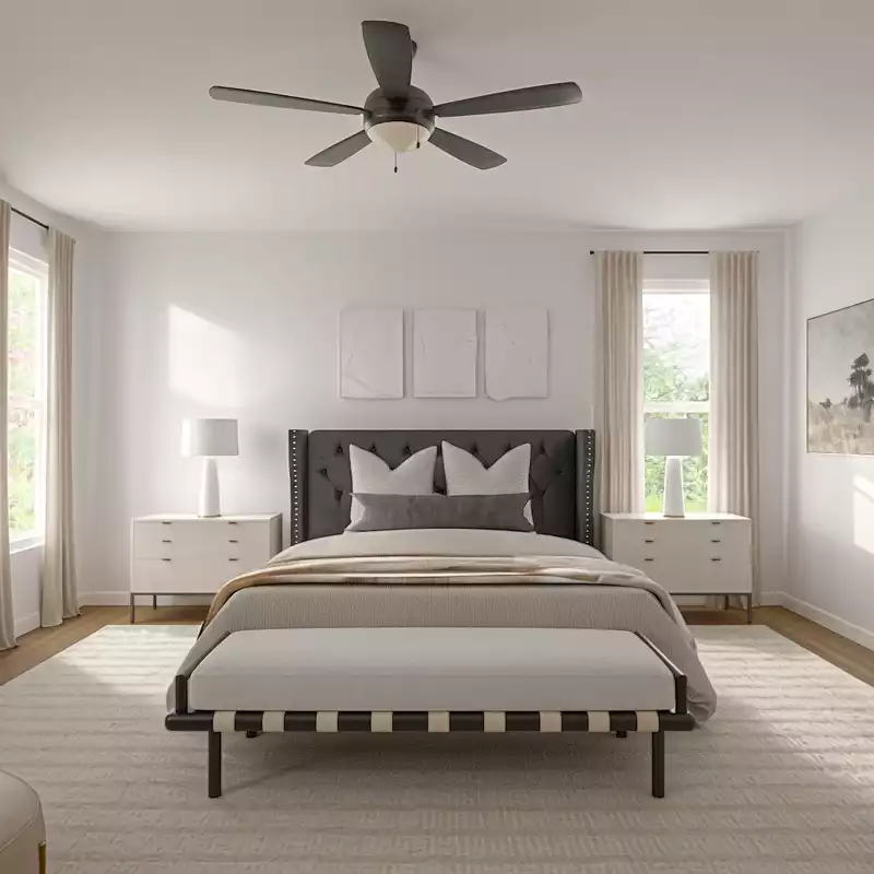 Contemporary, Modern, Minimal Bedroom Design by Havenly Interior Designer Alix