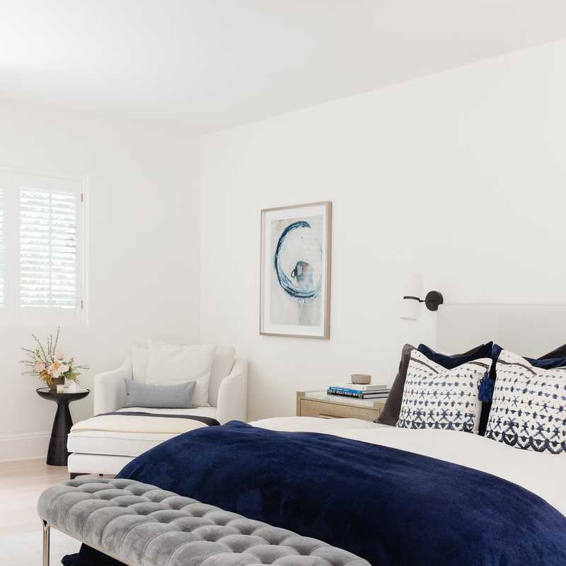 Modern, Transitional, Scandinavian Bedroom Design by Havenly Interior Designer Stacy