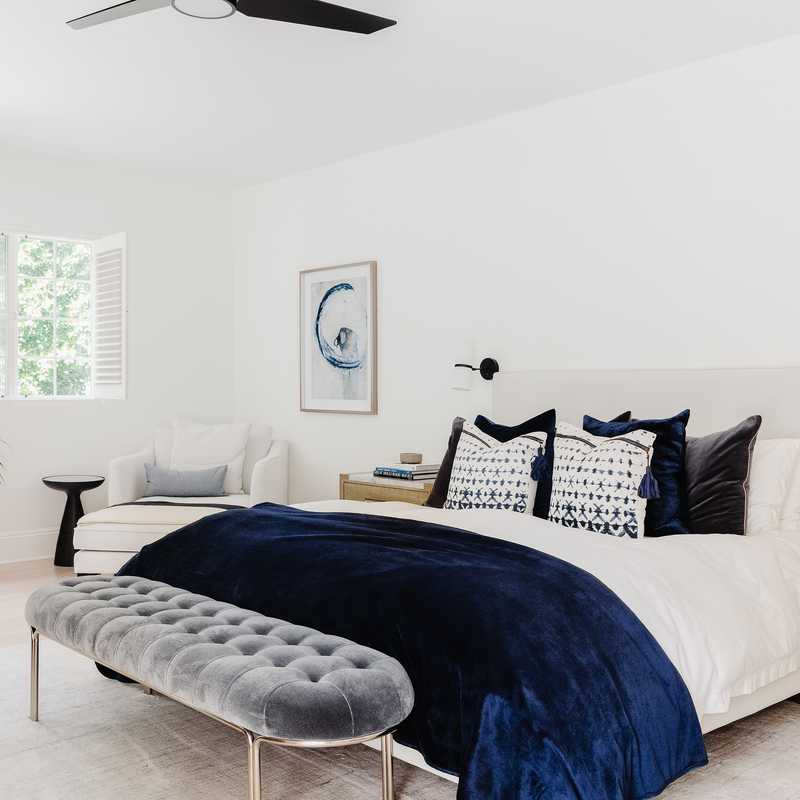 Modern, Transitional, Scandinavian Bedroom Design by Havenly Interior Designer Stacy