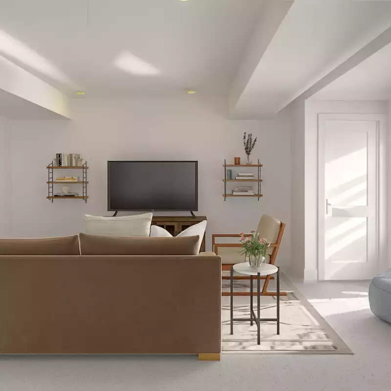 Modern, Traditional, Farmhouse Living Room Design by Havenly Interior Designer Tommye
