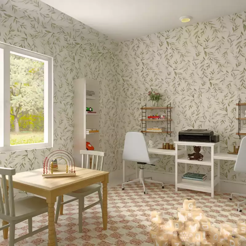 Modern, Traditional, Farmhouse Playroom Design by Havenly Interior Designer Tommye