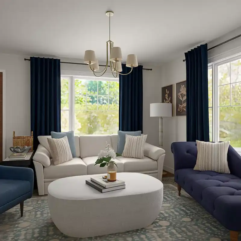 Parisian Modern Living Room Design by Havenly Interior Designer Florencia