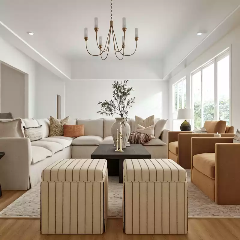 Transitional, Classic Contemporary, Inspired Modern Living Room Design by Havenly Interior Designer Sana
