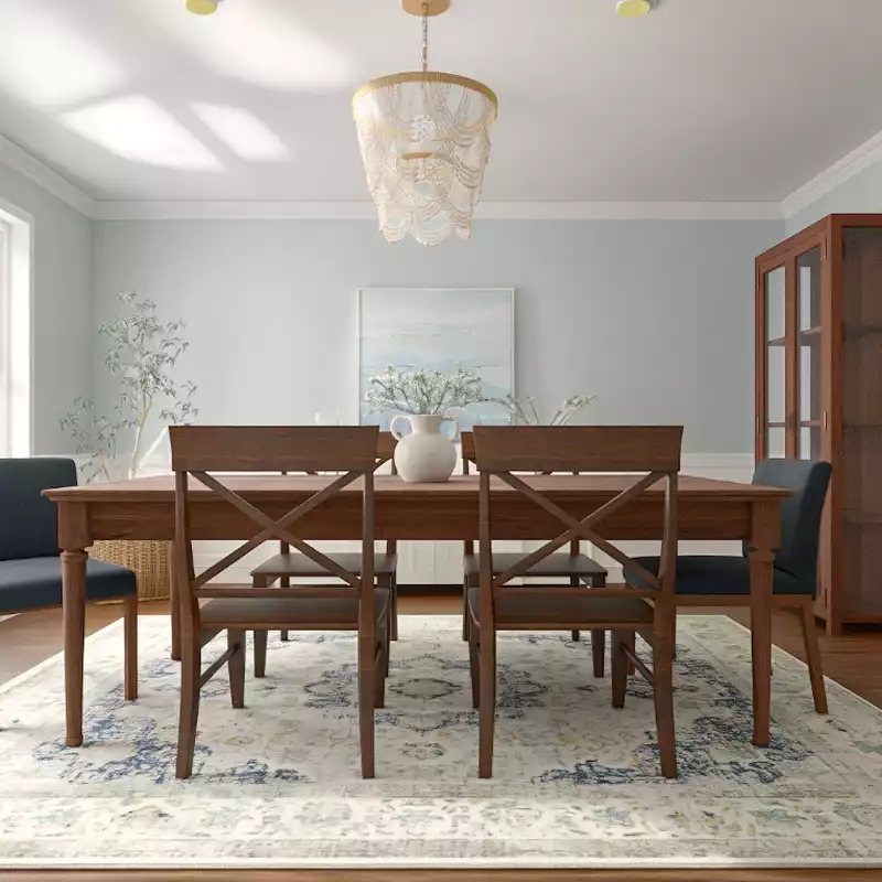 Classic, Traditional, Warm Transitional, New Classic Dining Room Design by Havenly Interior Designer Alyssa