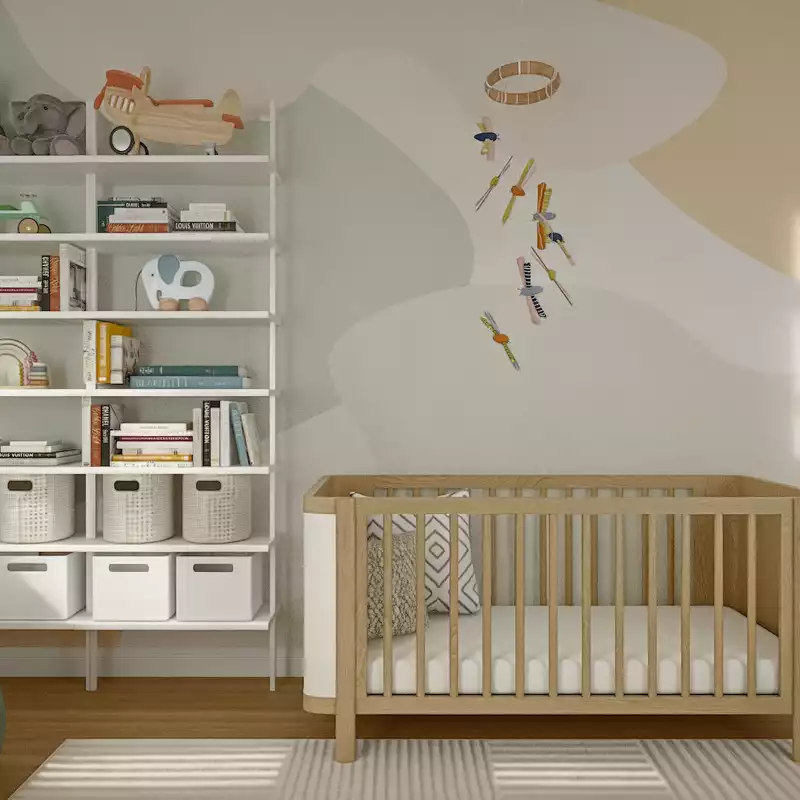 Contemporary Nursery Design by Havenly Interior Designer Ashley