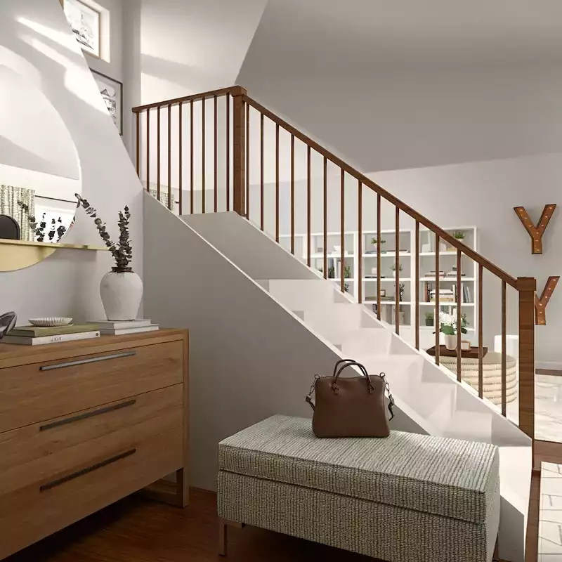 Modern, Warm Transitional Not Sure Yet Design by Havenly Interior Designer Florencia