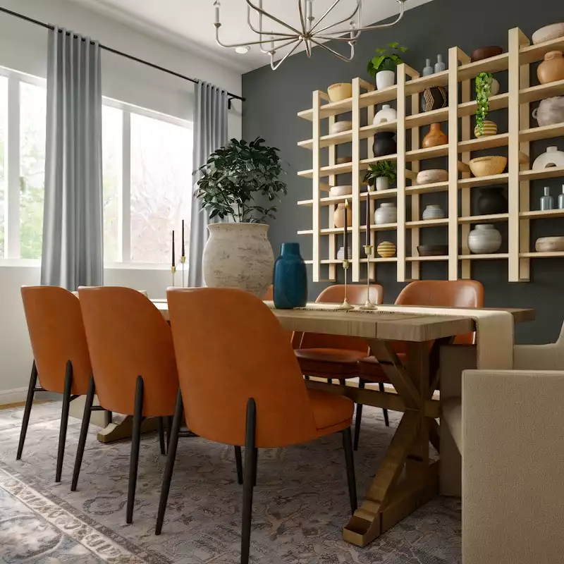 Coastal, Farmhouse, Transitional Kitchen Design by Havenly Interior Designer Sana